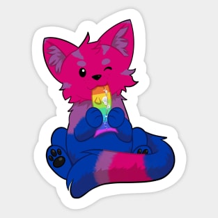 Bisexual Cat Sticker